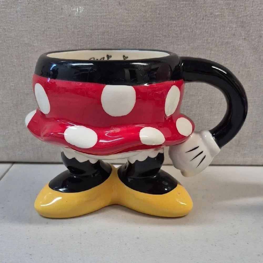 Disney Parks Minnie Mouse Red and Black Mug